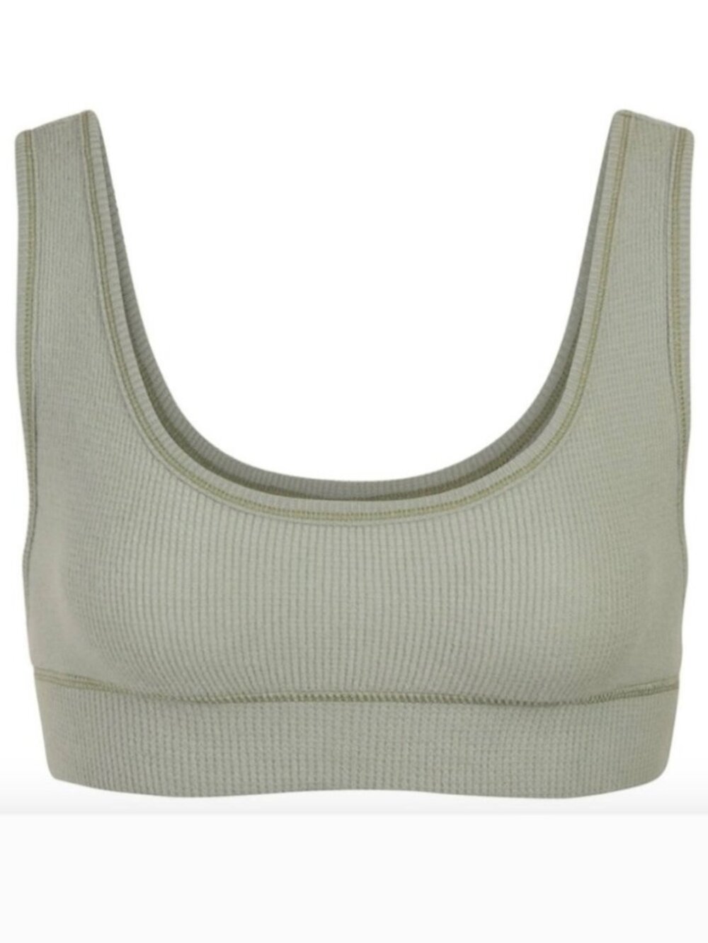 Skims Waffle Scoop Neck Bralette Size Small